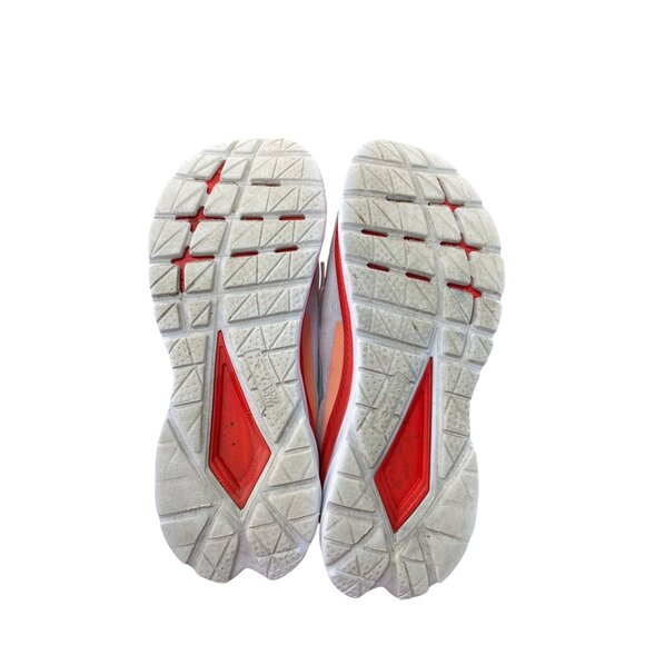 Hoka One One Mach 4 Womens White Red Running Shoes sneakers size 10B sku 8829 - Picture 12 of 16